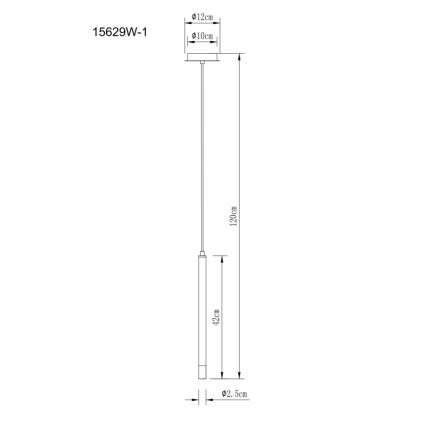 Globo - Candeeiro suspenso 1xG9/4W/230V diâmetro 12 cm