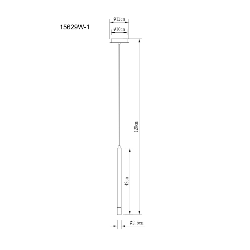 Globo - Candeeiro suspenso 1xG9/4W/230V diâmetro 12 cm