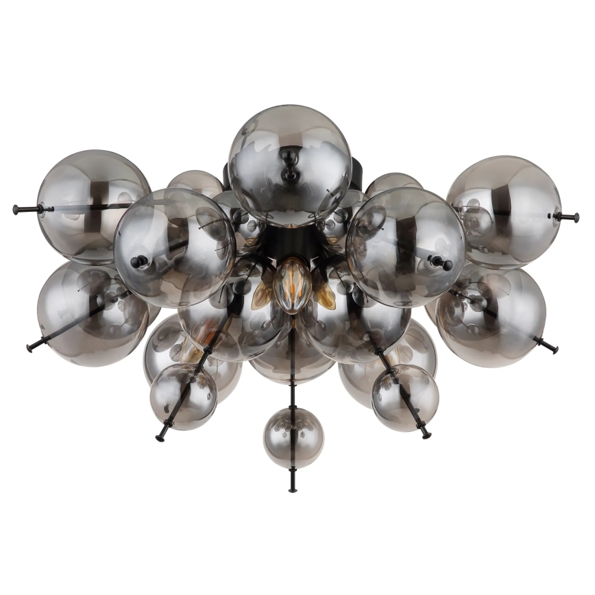 Globo - Candeeiro integrado 3xE14/25W/230V diâmetro 55 cm preto