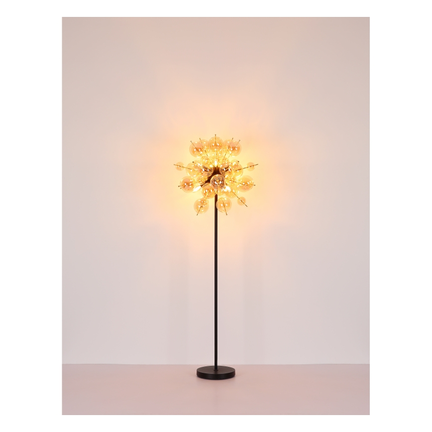 Globo - Candeeiro de pé 6xE14/25W/230V dourado