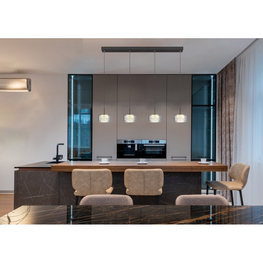 Globo - Candeeiro suspenso LED 4xLED/8W/230V