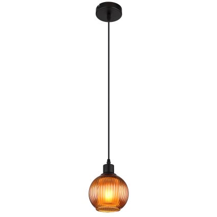 Globo - Candeeiro suspenso 1xE27/25W/230V diâmetro 15 cm cobre