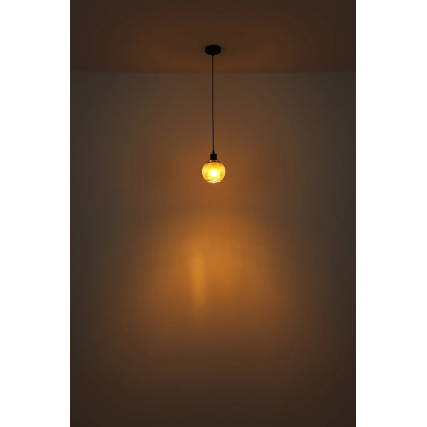 Globo - Candeeiro suspenso 1xE27/25W/230V diâmetro 15 cm verde