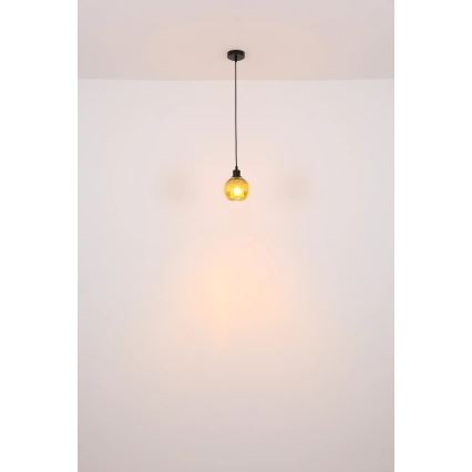 Globo - Candeeiro suspenso 1xE27/25W/230V diâmetro 15 cm verde
