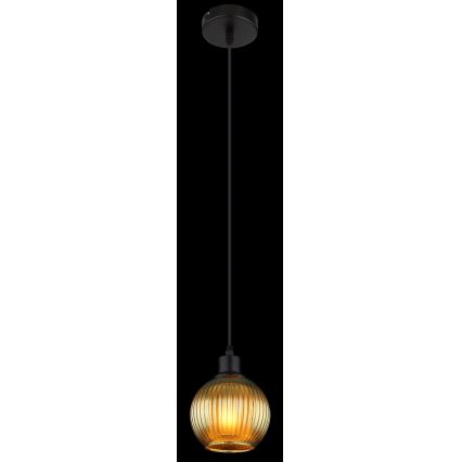 Globo - Candeeiro suspenso 1xE27/25W/230V diâmetro 15 cm verde