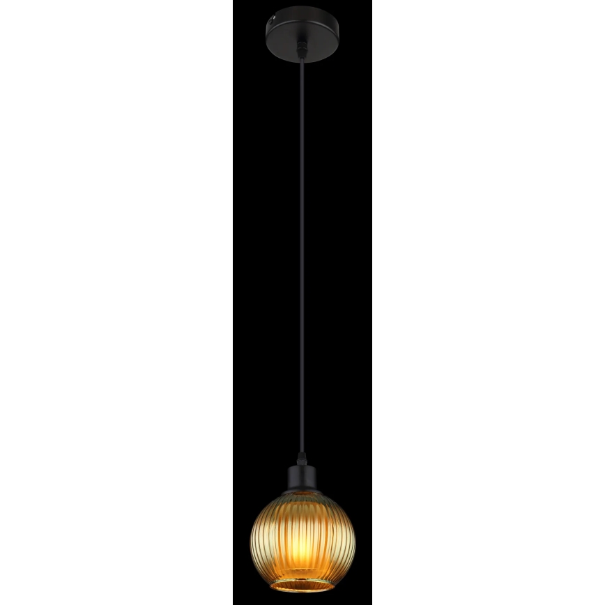 Globo - Candeeiro suspenso 1xE27/25W/230V diâmetro 15 cm verde