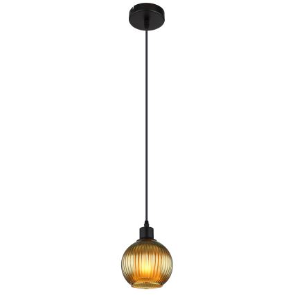 Globo - Candeeiro suspenso 1xE27/25W/230V diâmetro 15 cm verde