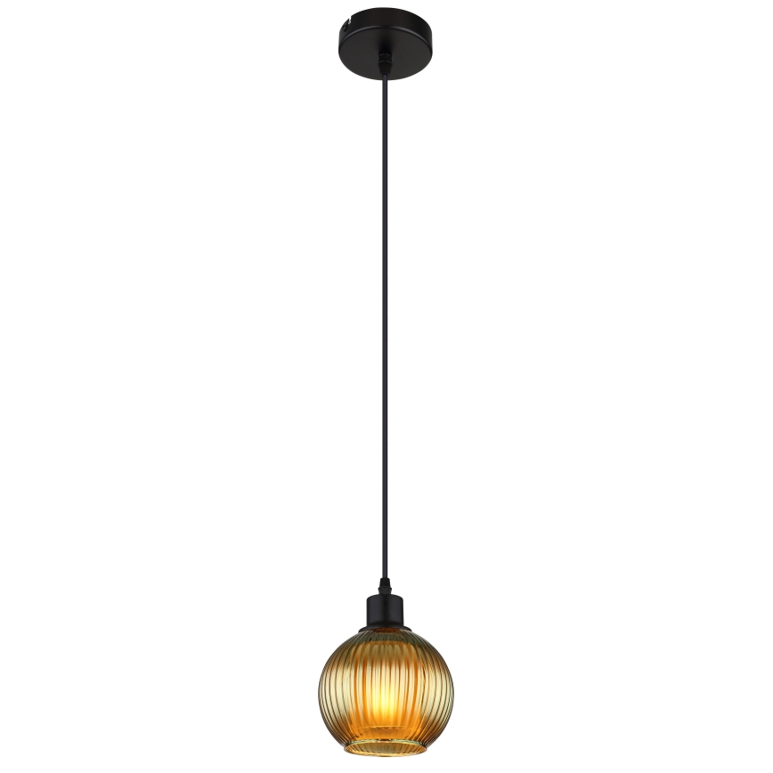 Globo - Candeeiro suspenso 1xE27/25W/230V diâmetro 15 cm verde