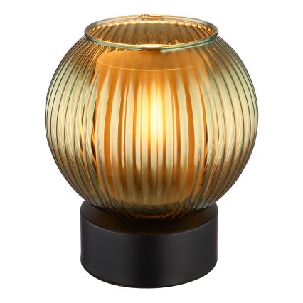 Globo - Candeeiro de mesa 1xE27/25W/230V diâmetro 15 cm verde