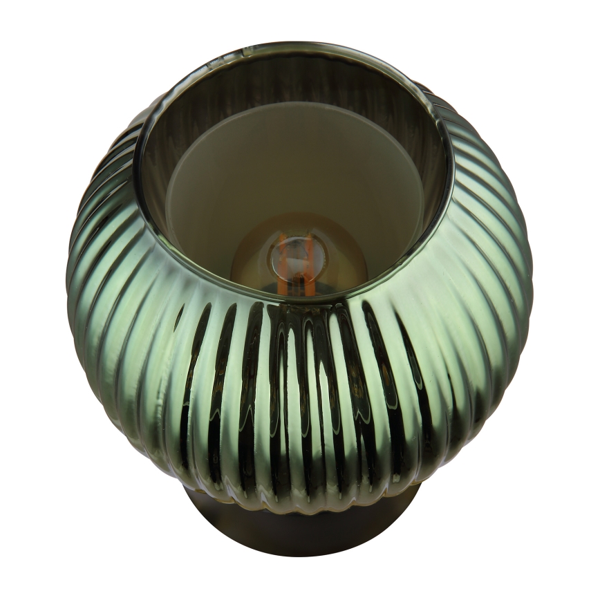 Globo - Candeeiro de mesa 1xE27/25W/230V diâmetro 15 cm verde