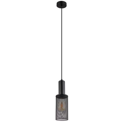 Globo - Candelabro suspenso 1xE27/60W/230V preto