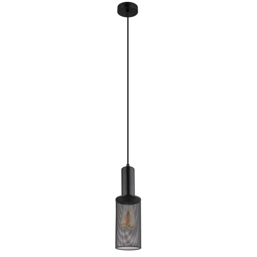 Globo - Candelabro suspenso 1xE27/60W/230V preto