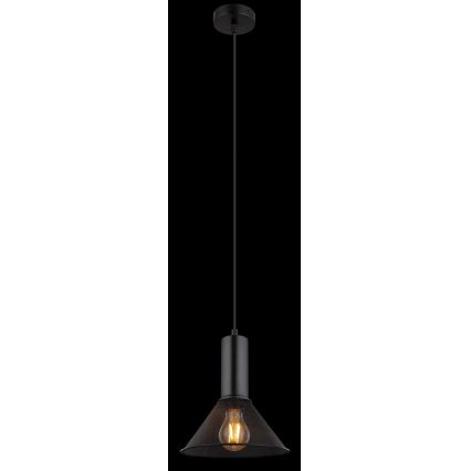 Globo - Candelabro suspenso 1xE27/60W/230V preto