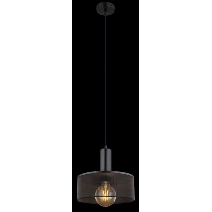 Globo - Candelabro suspenso 1xE27/60W/230V preto