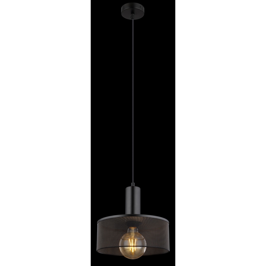 Globo - Candelabro suspenso 1xE27/60W/230V preto