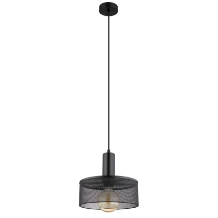 Globo - Candelabro suspenso 1xE27/60W/230V preto