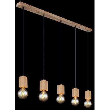 Globo 15655-5H - Candeeiro suspenso ERNA 5xE27/60W/230V
