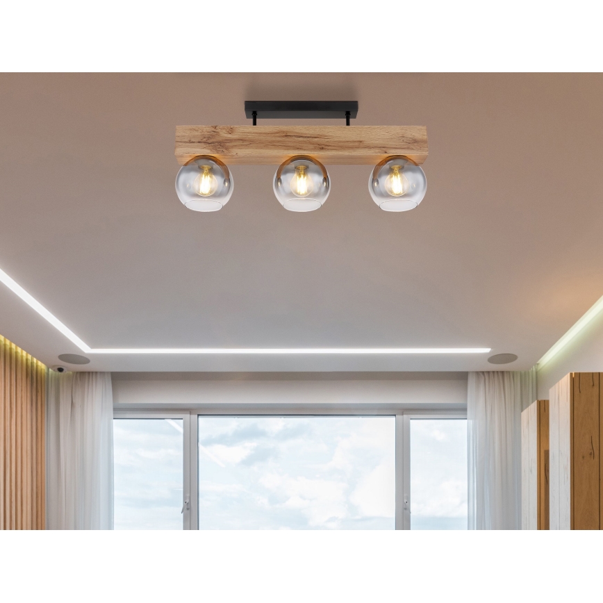 Globo - Candelabro integrado 3xE27/40W/230V