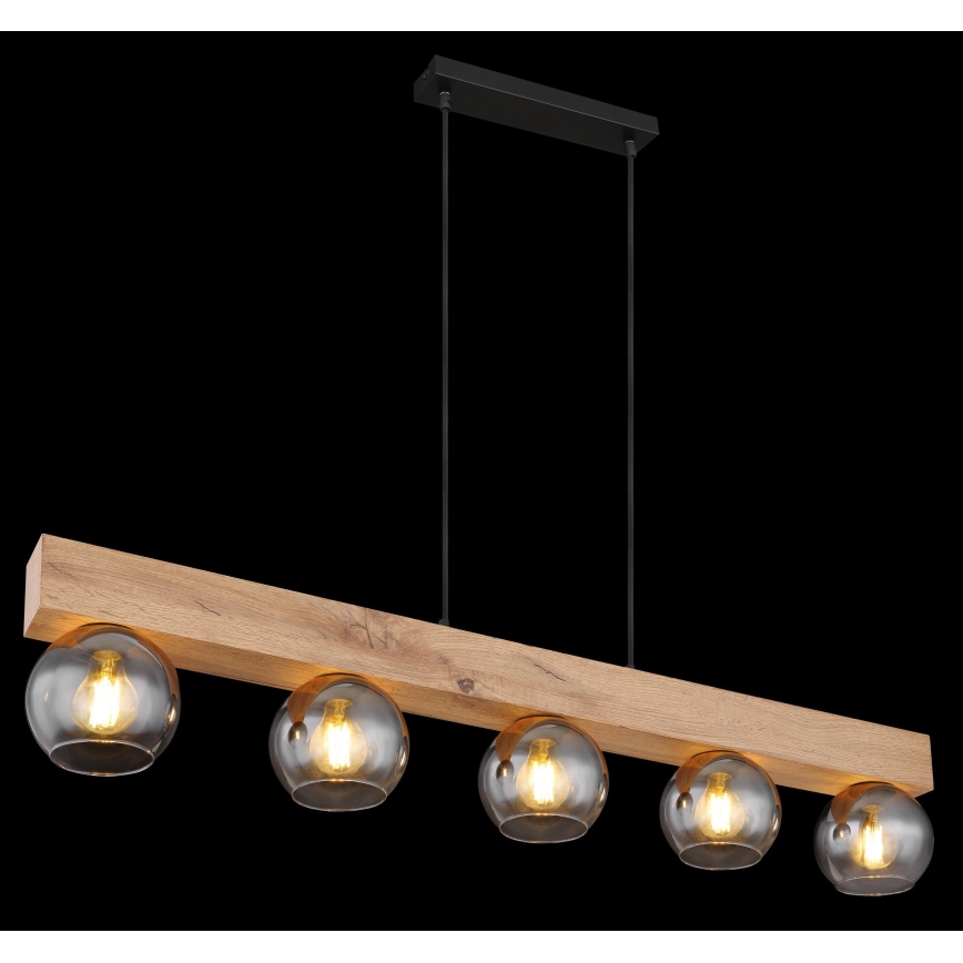 Globo - Candelabro suspenso 5xE27/40W/230V