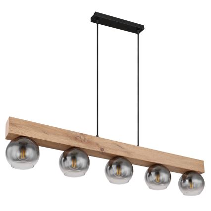 Globo - Candelabro suspenso 5xE27/40W/230V
