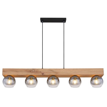 Globo - Candelabro suspenso 5xE27/40W/230V