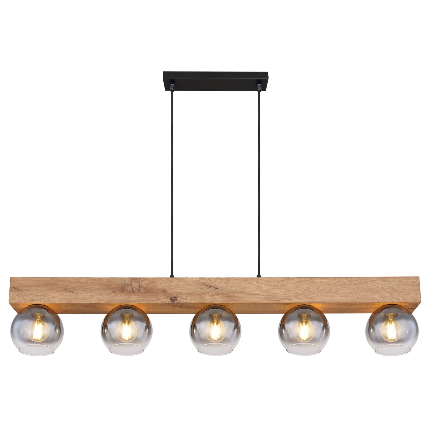 Globo - Candelabro suspenso 5xE27/40W/230V