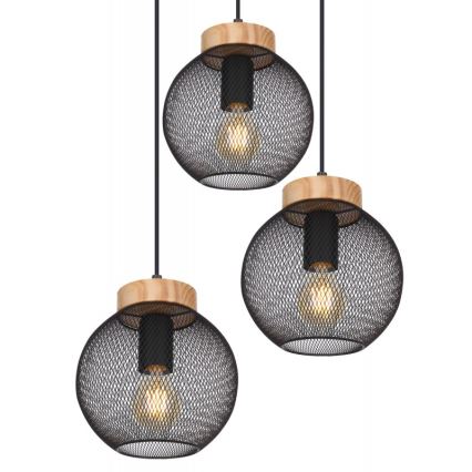 Globo - Candelabro suspenso 3xE27/60W/230V