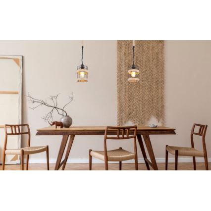 Globo - Candelabro suspenso 1xE27/60W/230V