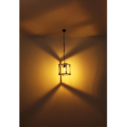 Globo 15691H - Candeeiro suspenso VERNON 1xE27/60W/230V