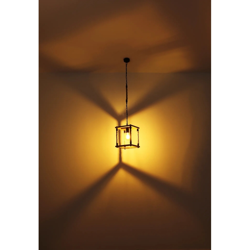 Globo 15691H - Candeeiro suspenso VERNON 1xE27/60W/230V