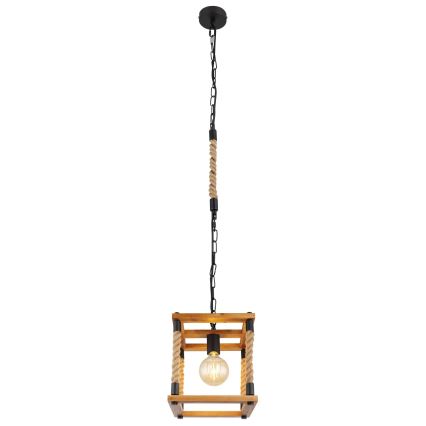 Globo 15691H - Candeeiro suspenso VERNON 1xE27/60W/230V