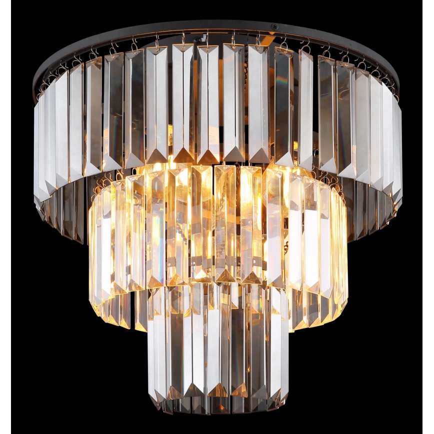 Globo - Candeeiro integrado 3xE27/40W/230V diâmetro 40 cm preto