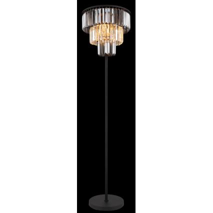 Globo - Candeeiro de chão 3xE27/40W/230V diâmetro 40 cm preto