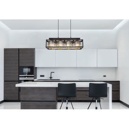 Globo - Candelabro suspenso 4xE27/40W/230V
