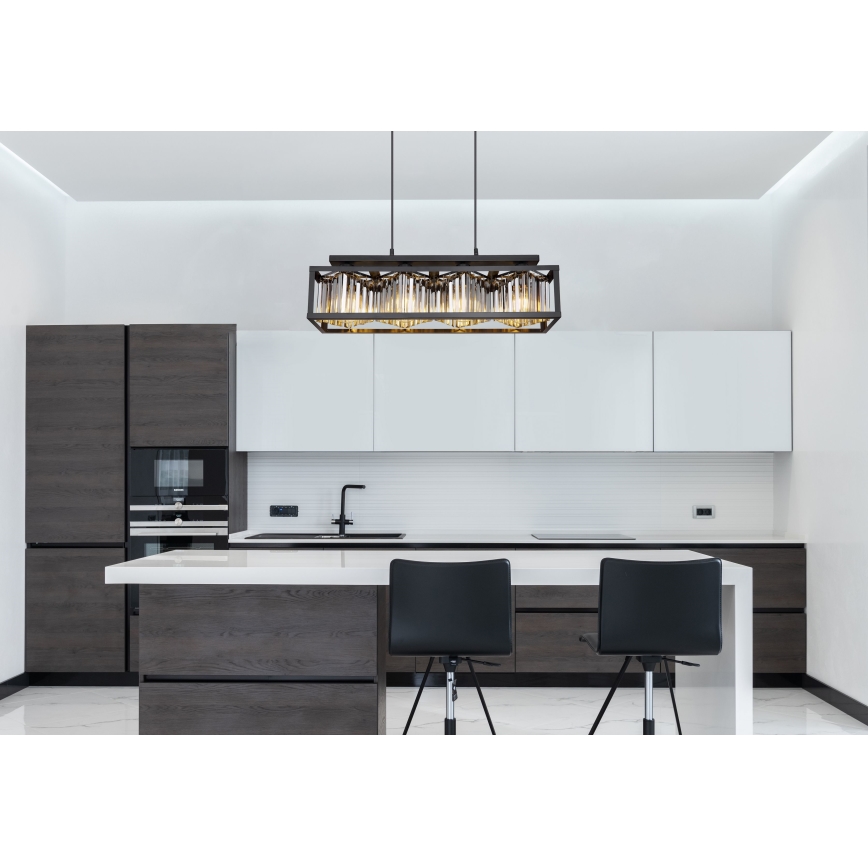 Globo - Candelabro suspenso 4xE27/40W/230V