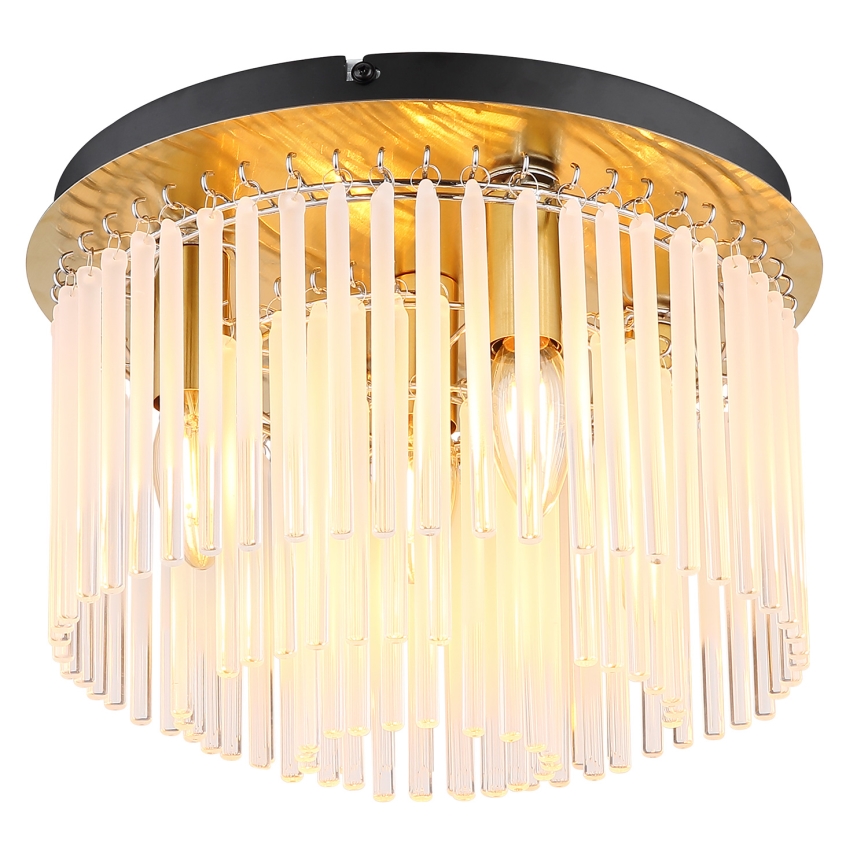 Globo - Iluminação de teto 5xE27/60W/230V diâmetro 32 cm dourado