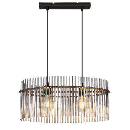 Globo - Candeeiro suspenso 2xE27/60W/230V preto