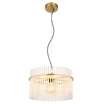 Globo - Candeeiro suspenso 1xE27/60W/230V diâmetro 40 cm dourado