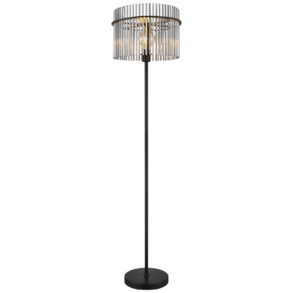 Globo - Candeeiro de chão 1xE27/60W/230V preto