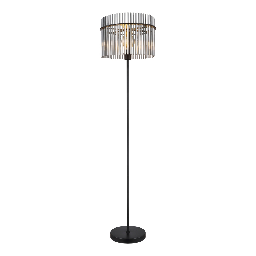Globo - Candeeiro de chão 1xE27/60W/230V preto