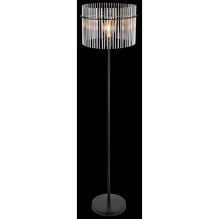 Globo - Candeeiro de chão 1xE27/60W/230V preto