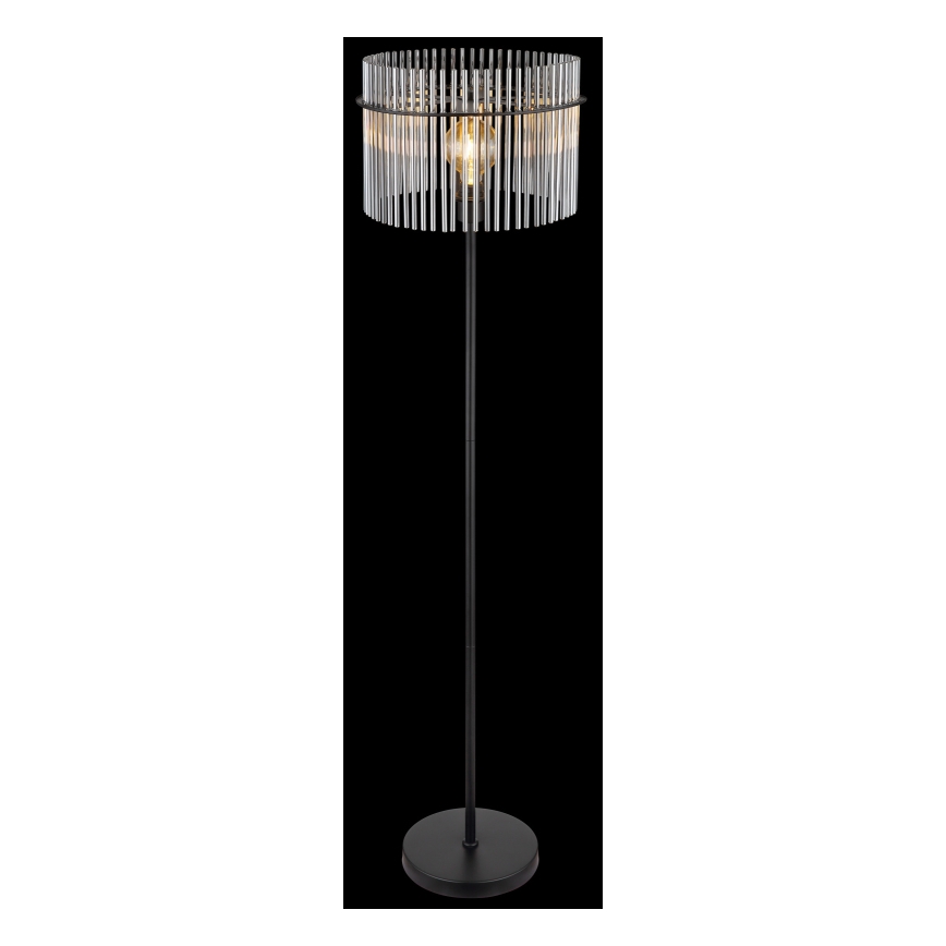 Globo - Candeeiro de chão 1xE27/60W/230V preto