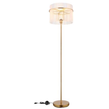 Globo - Candeeiro de chão 1xE27/60W/230V dourado