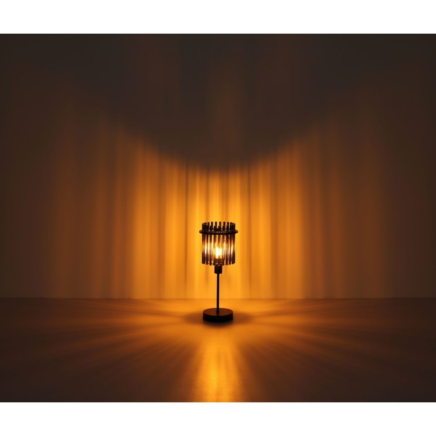 Globo - Candeeiro de mesa 1xE14/40W/230V diâmetro 15 cm preto