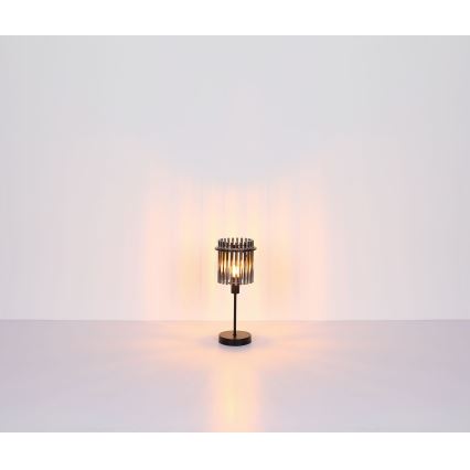 Globo - Candeeiro de mesa 1xE14/40W/230V diâmetro 15 cm preto