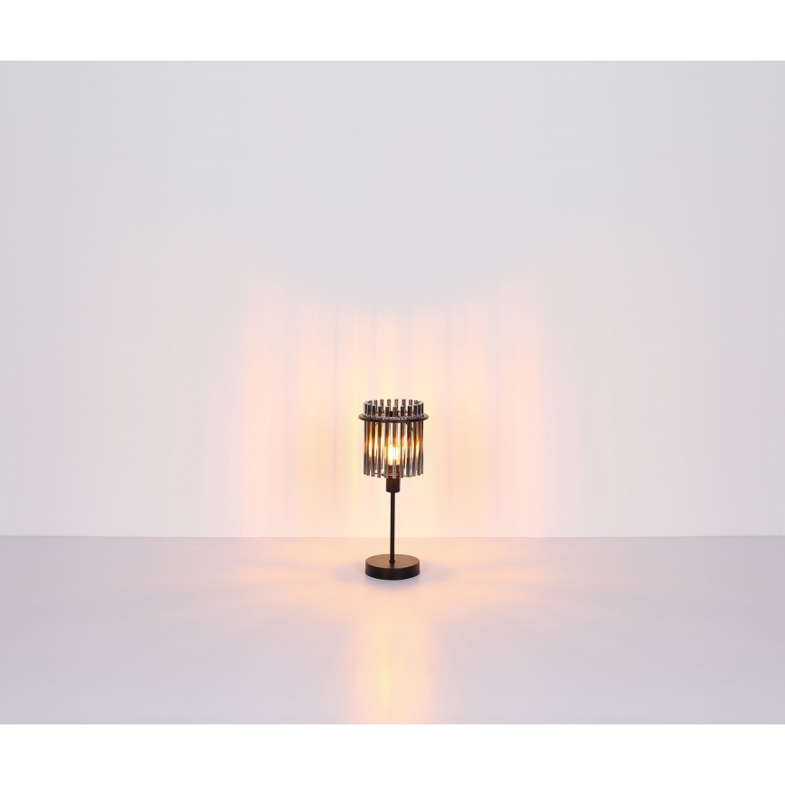 Globo - Candeeiro de mesa 1xE14/40W/230V diâmetro 15 cm preto