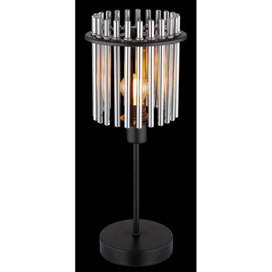 Globo - Candeeiro de mesa 1xE14/40W/230V diâmetro 15 cm preto