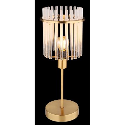 Globo - Candeeiro de mesa 1xE14/40W/230V diâmetro 15 cm dourado