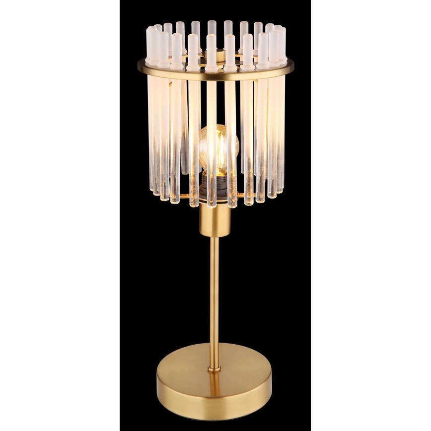 Globo - Candeeiro de mesa 1xE14/40W/230V diâmetro 15 cm dourado