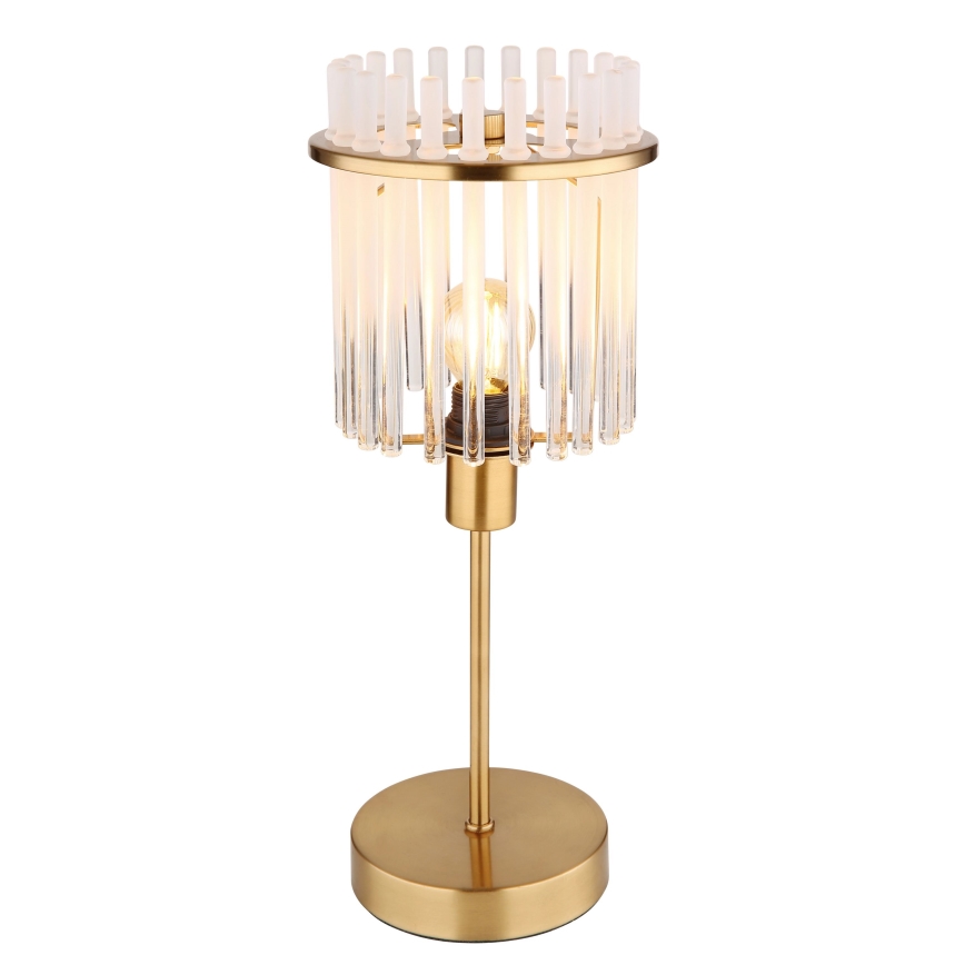 Globo - Candeeiro de mesa 1xE14/40W/230V diâmetro 15 cm dourado